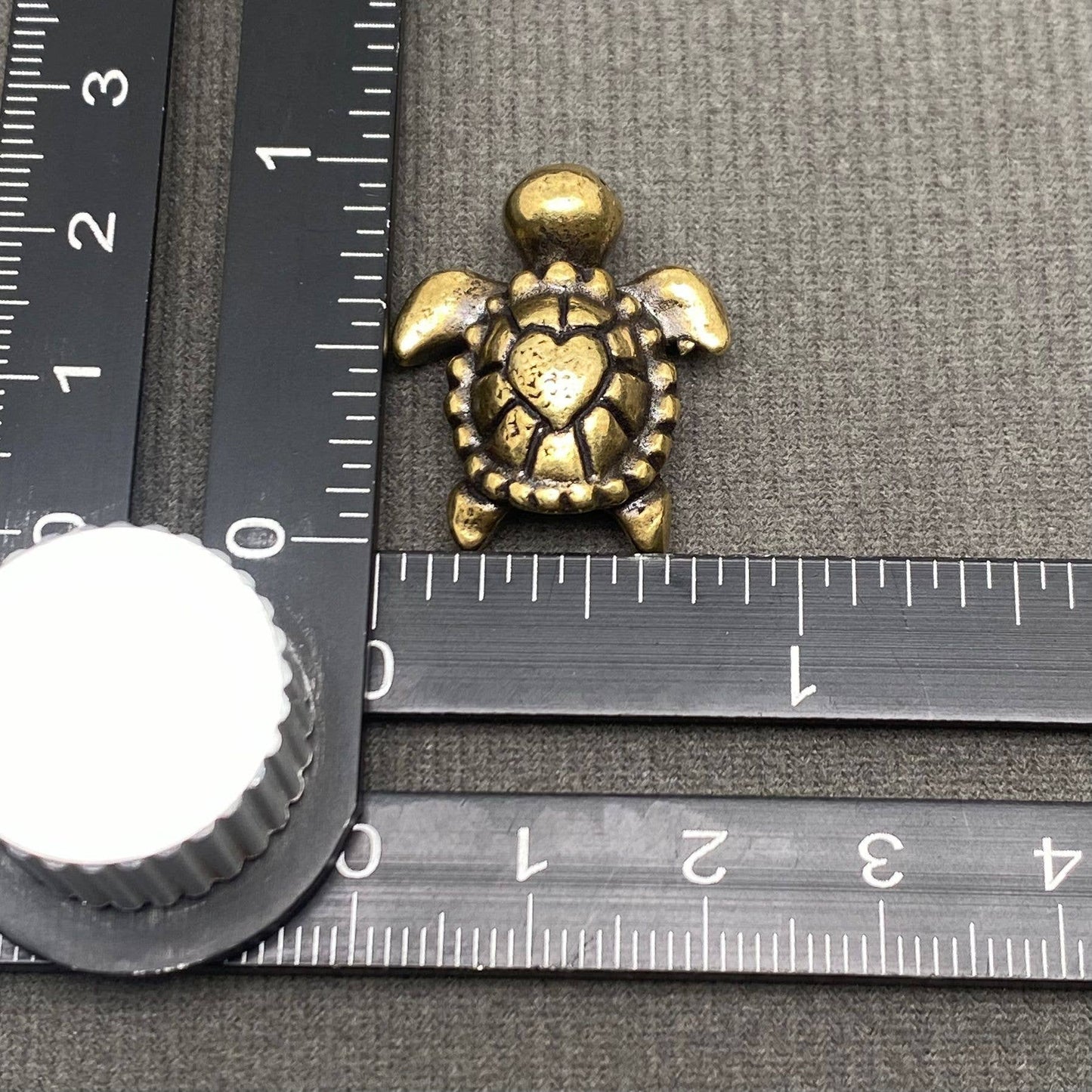 Brass Mini Turtle Figurine