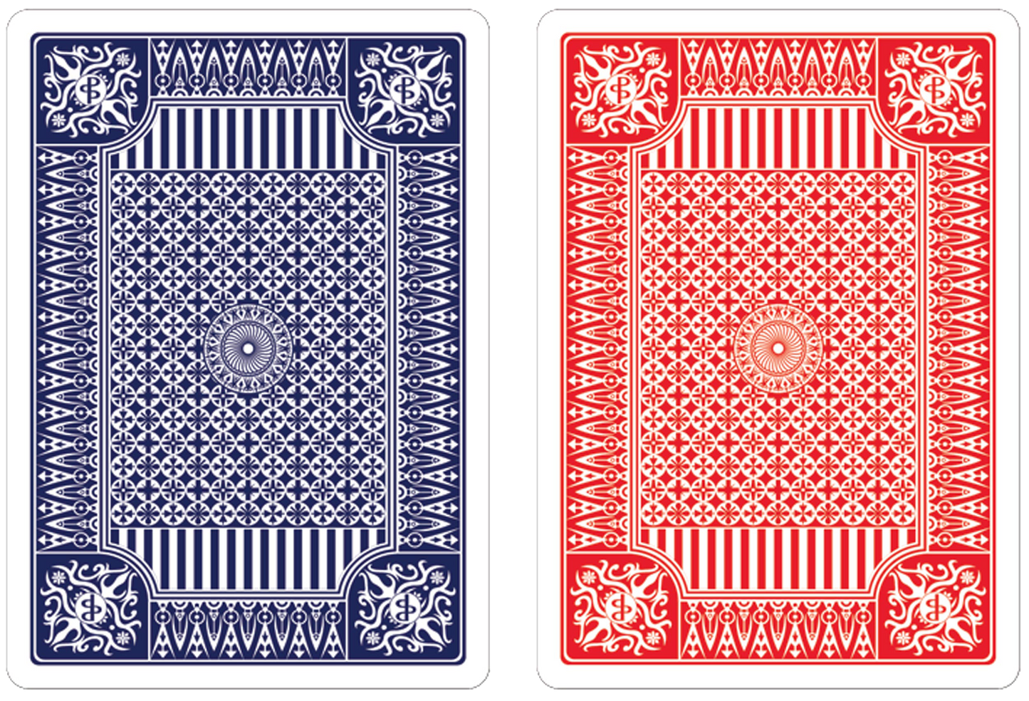Blue & Red Premium Playing Cards