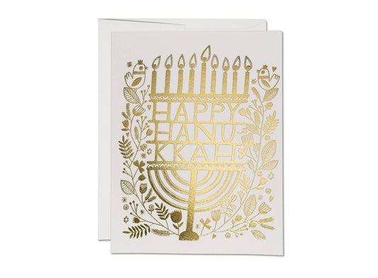 Hanukkah Candles Hanukkah greeting card