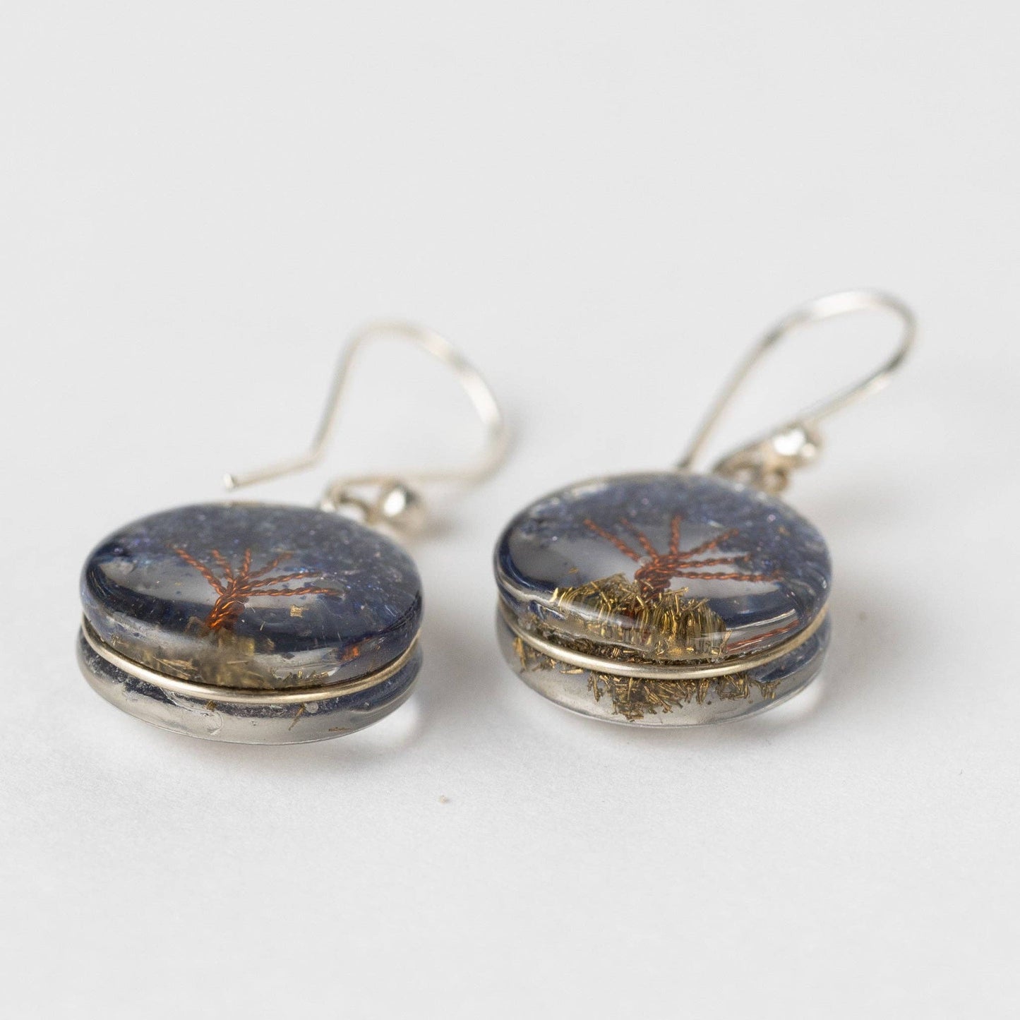 Life Tree Drop Earrings