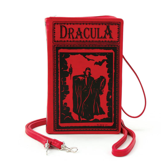 Dracula Book Crossbody Bag: Red