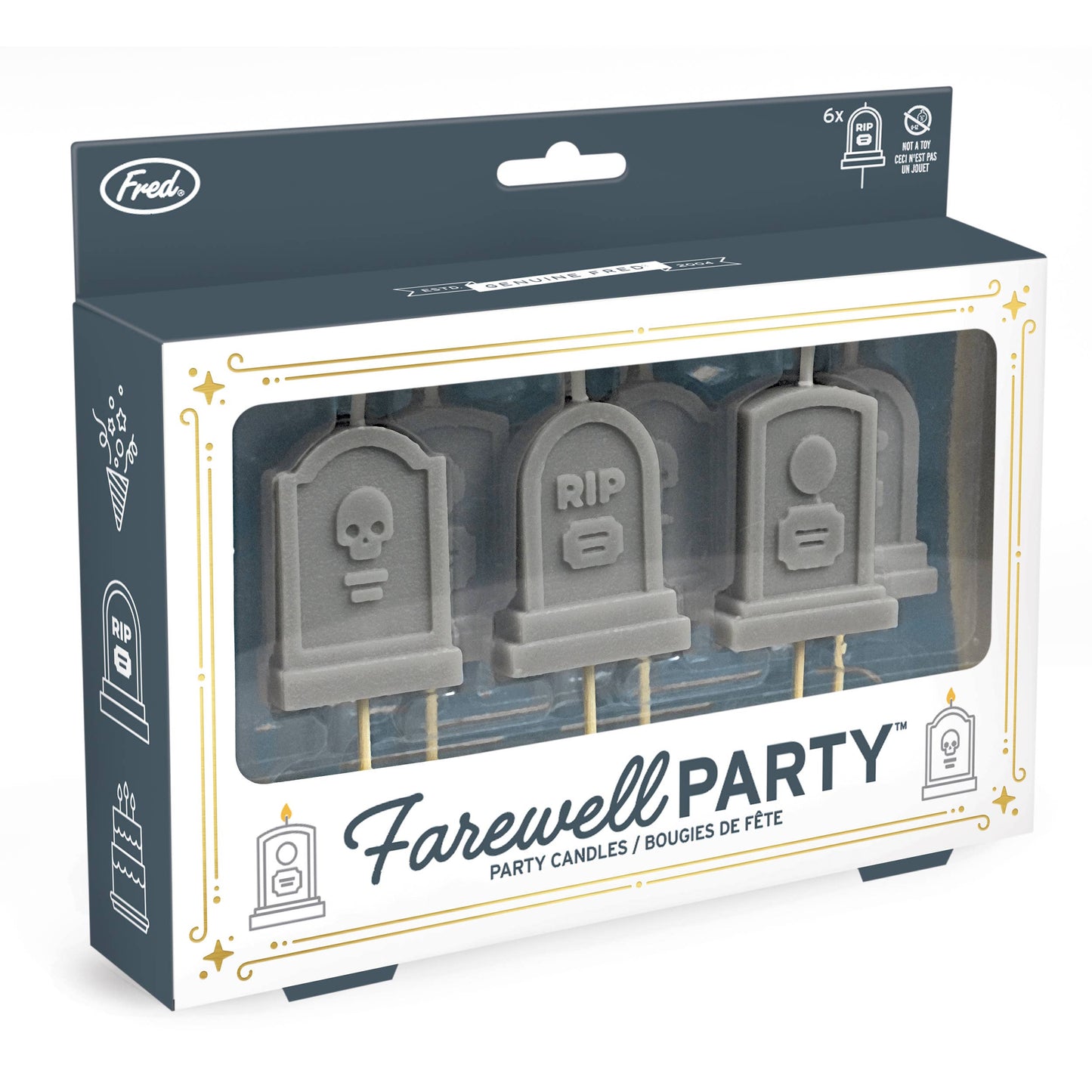Farewell Party Tombstone Candles