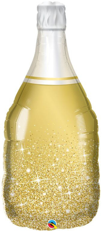 Jumbo Golden Bubbly Champagne Bottle 39"
