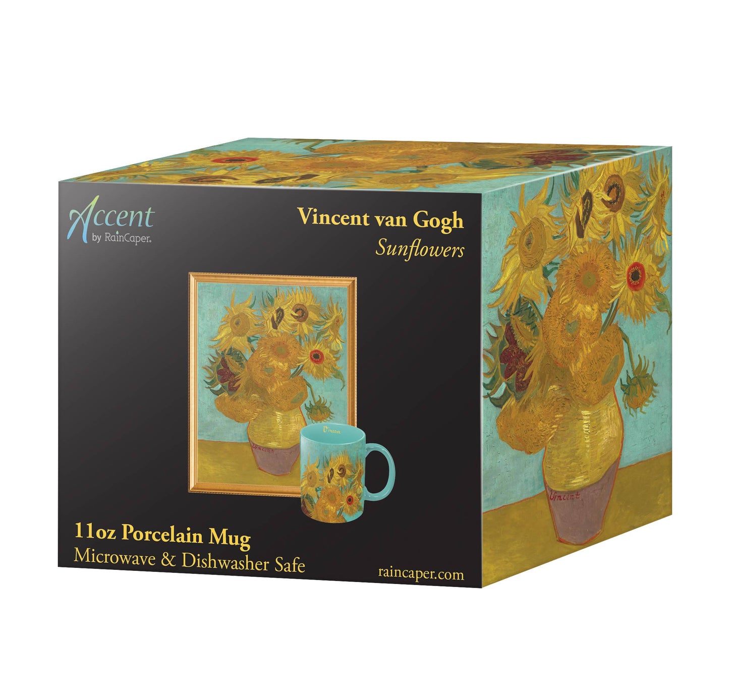 Porcelain Mug - van Gogh Sunflowers