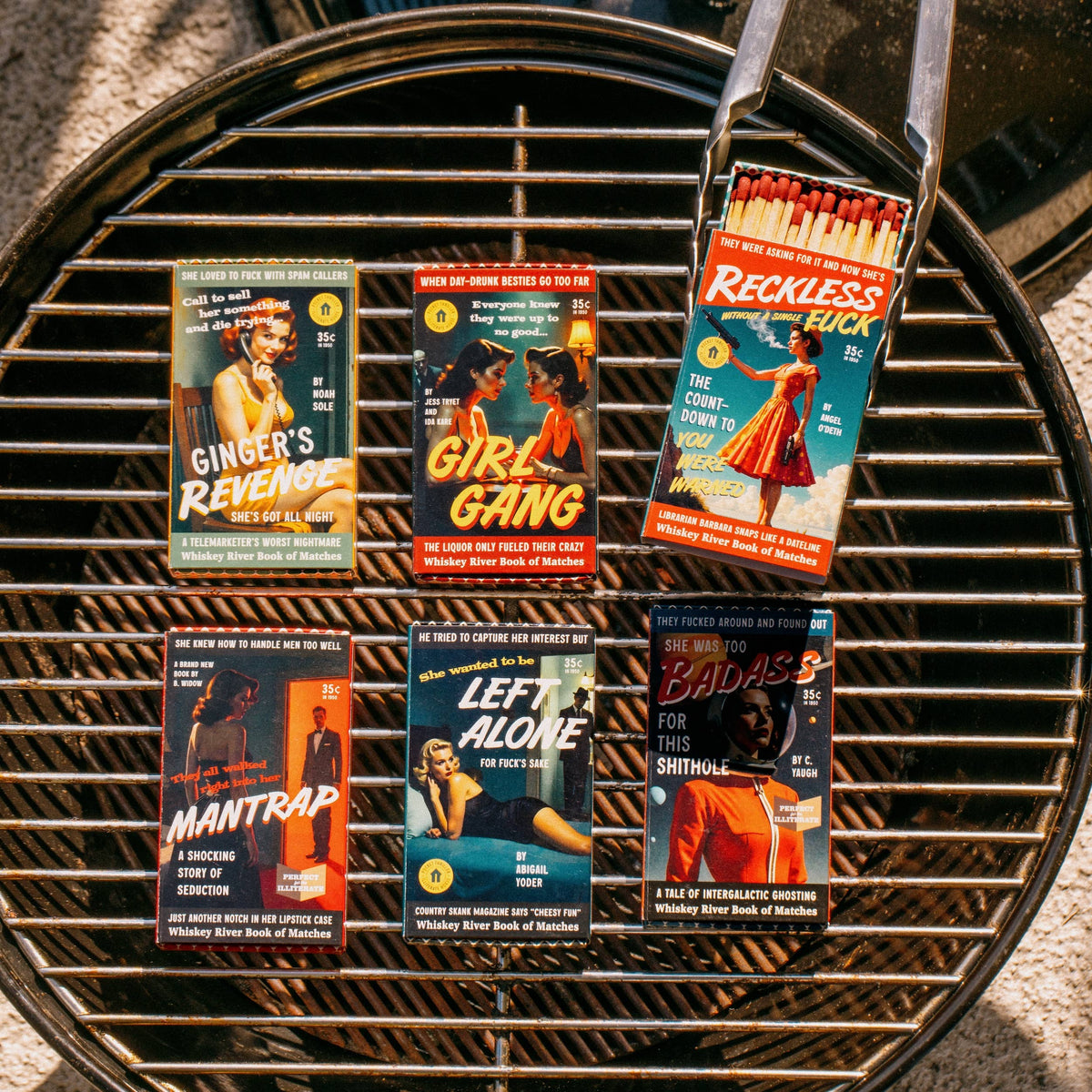 Reckless Pulp Friction Match Book