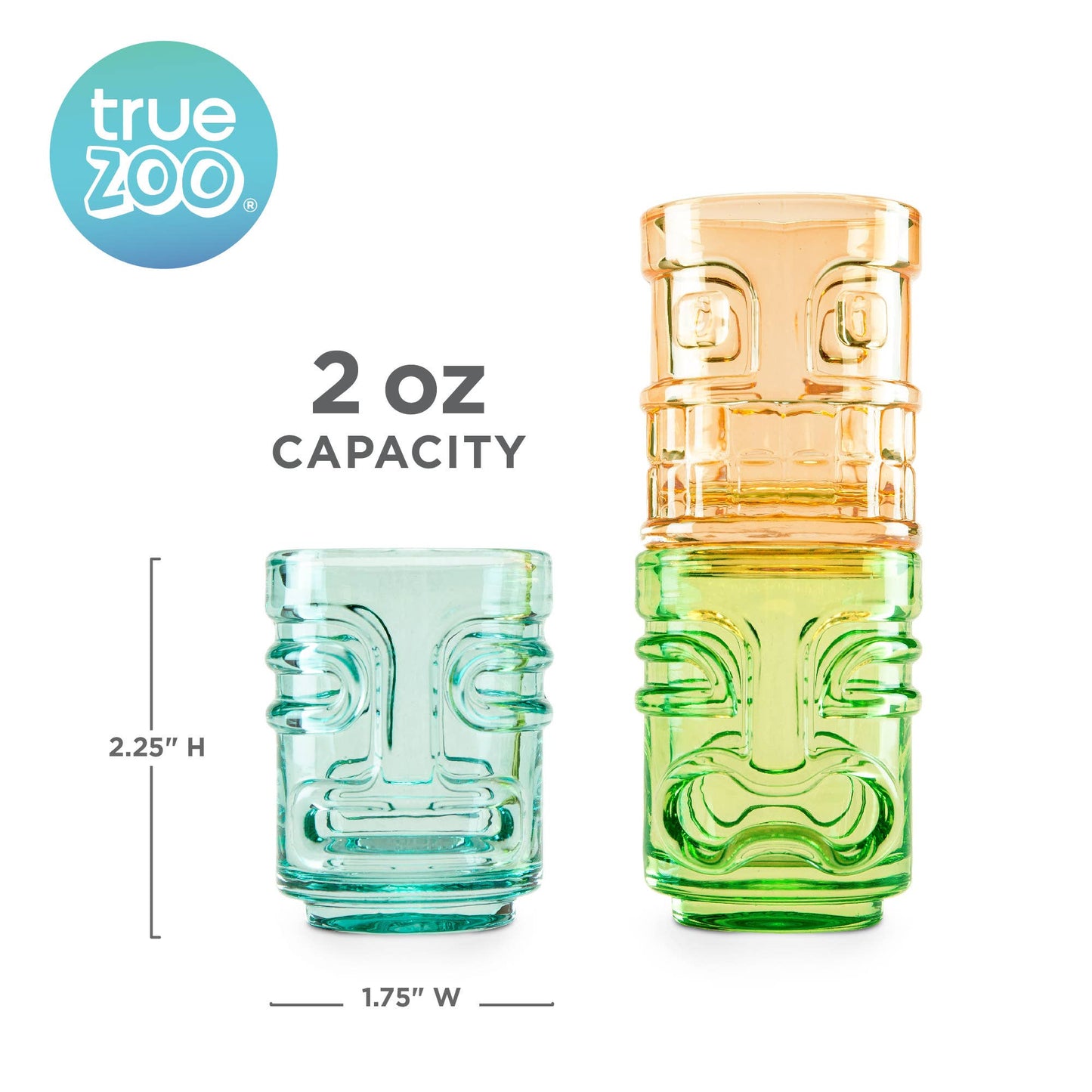 Tiki Trio™ Shot Glasses in Assorted Colors