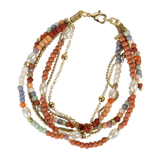 Peachy Multistrand Bracelet