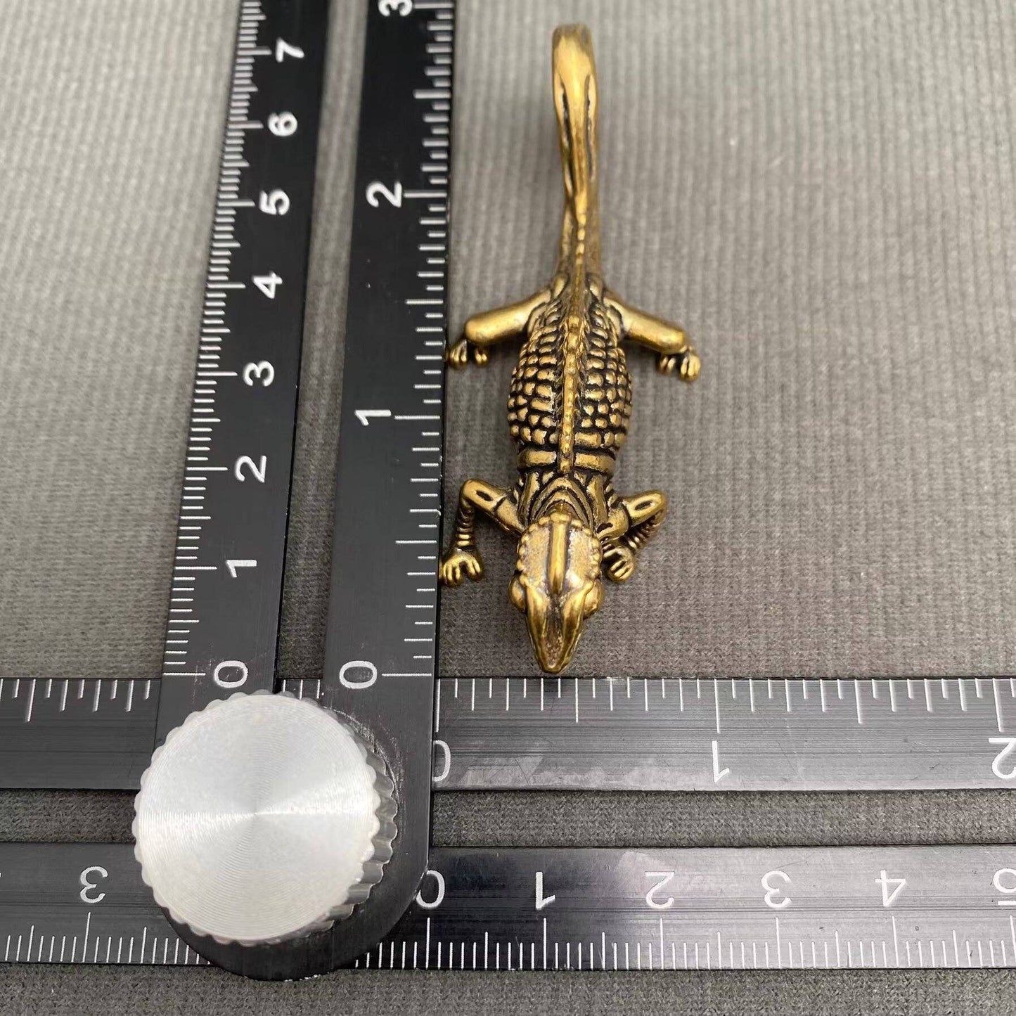 Brass Lizard Figurine