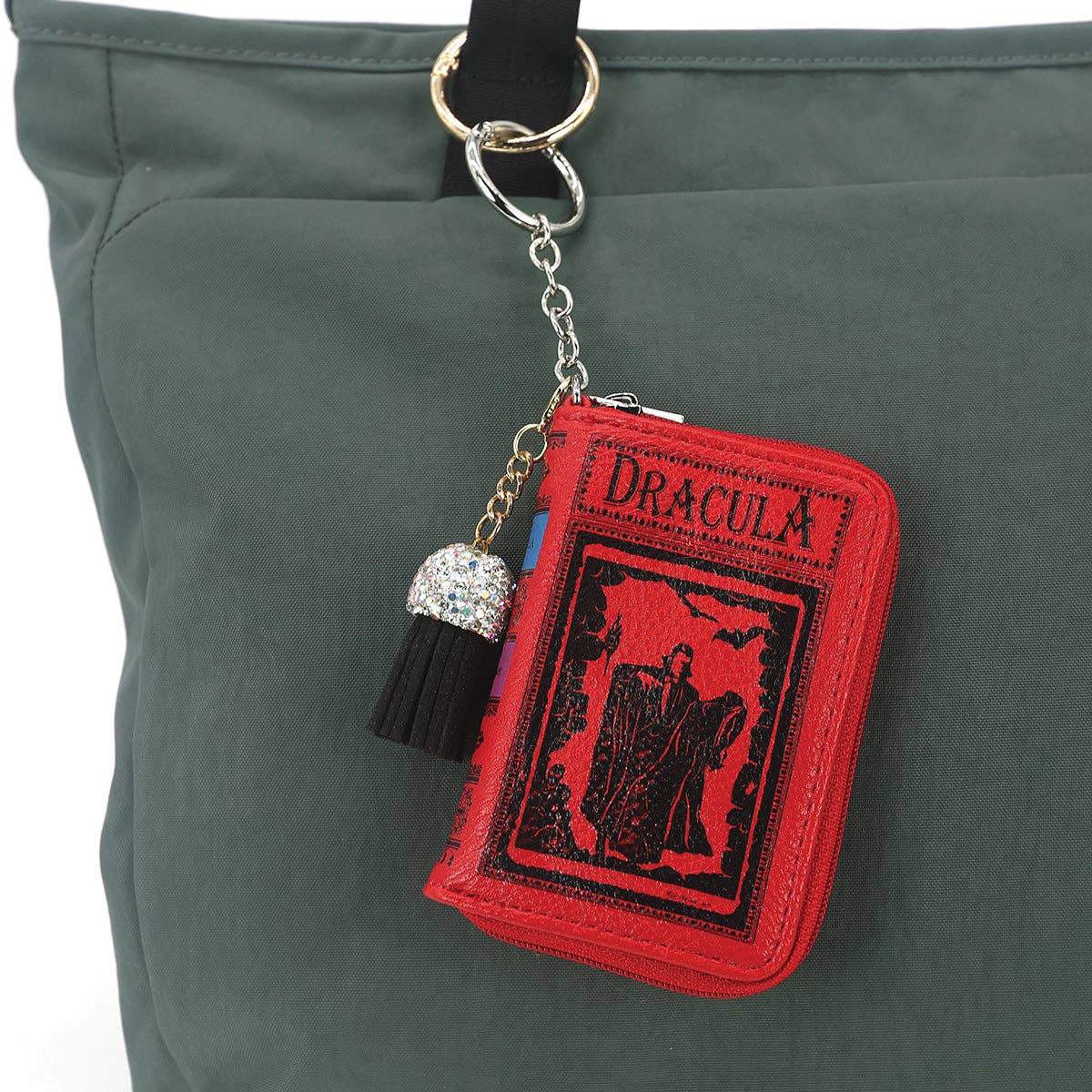 Dracula Book Keychain Coin Purse