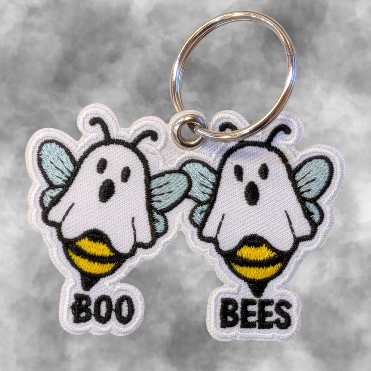 Boo Bees Fabric Keychain