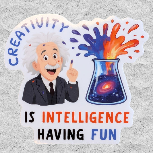 Creativity Is Intelligence Sticker