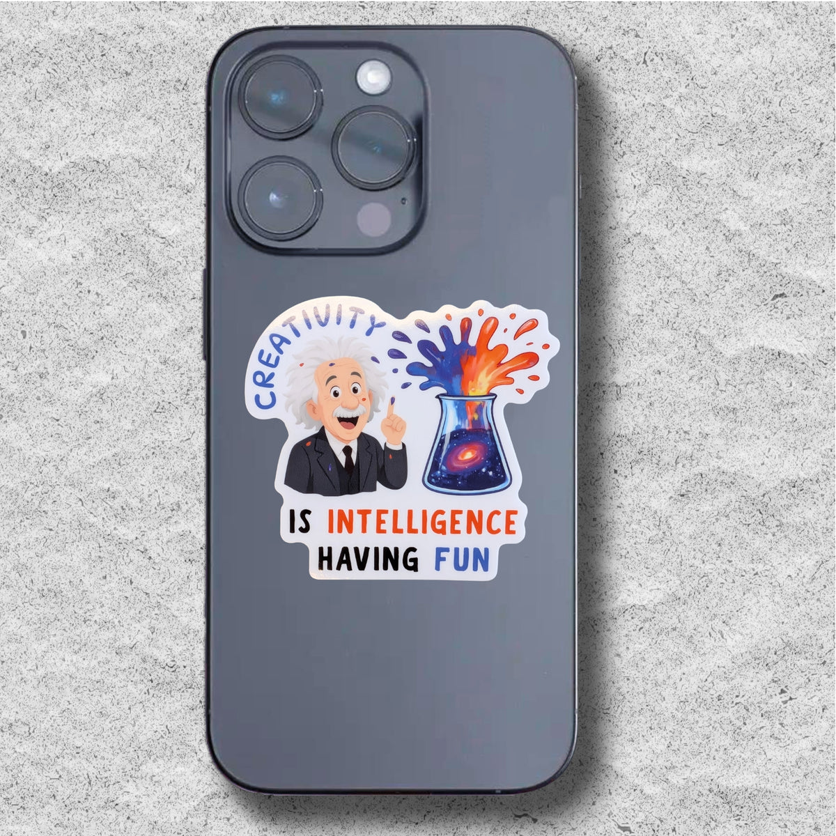 Creativity Is Intelligence Sticker