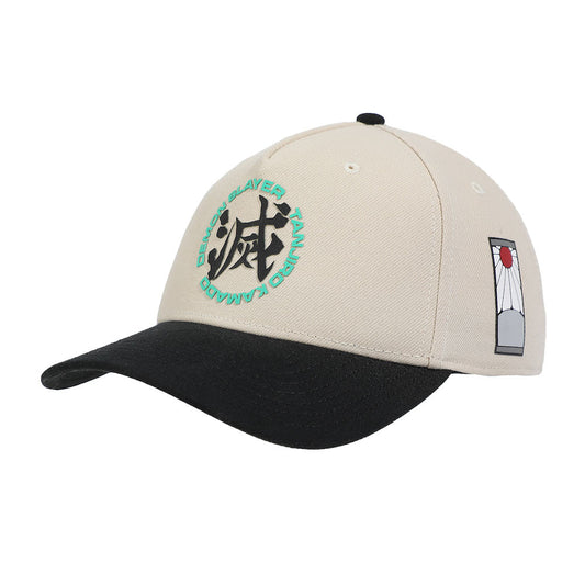 Demon Slayer Tanjiro Kamado Curved Bill Snapback Hat