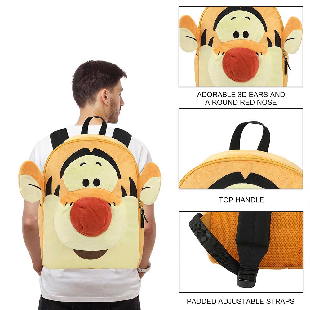 Disney Winnie The Pooh 3D Big Face Backpack