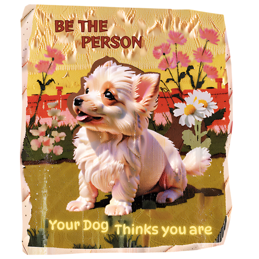 Be the Person Your Dog Thinks Sticker