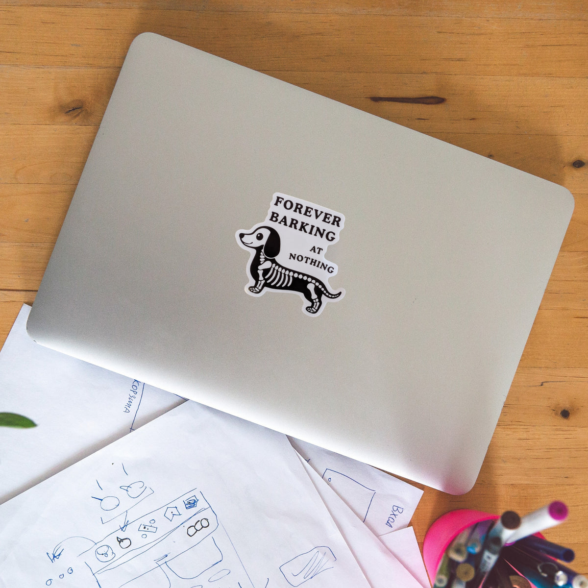 Forever Barking at Nothing Sticker