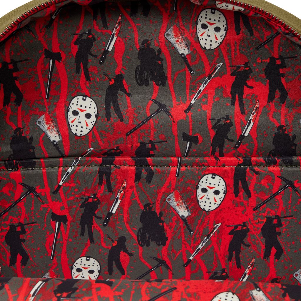 Friday The 13th Camp Crystal Lake Full Size Backpack by Loungefly