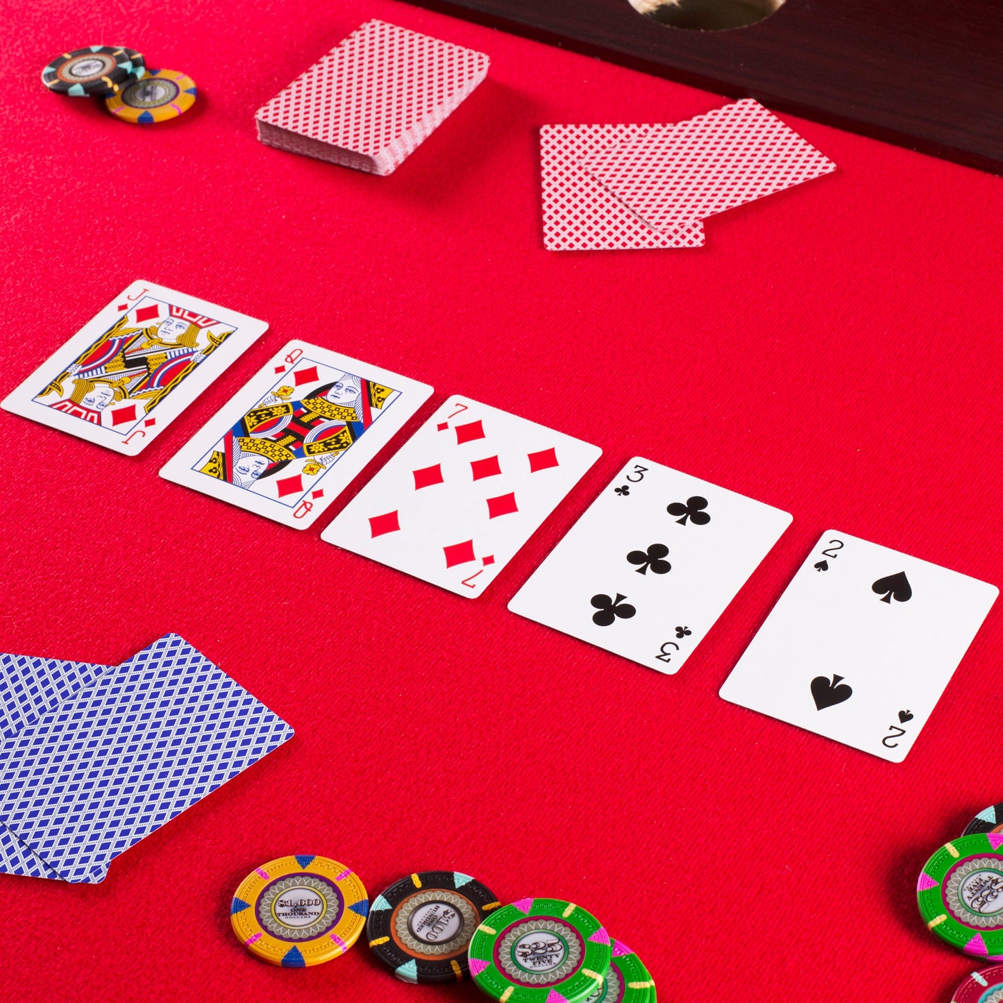 Playing Cards, 12 Decks Mixed Red/Blue