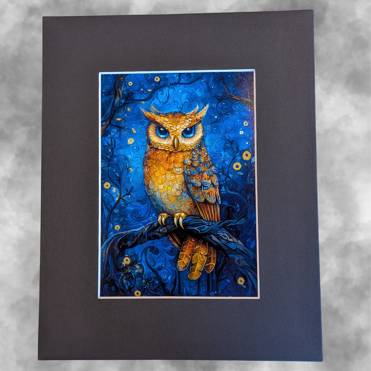 Golden Wings Among the Blue Art 8 x 10"