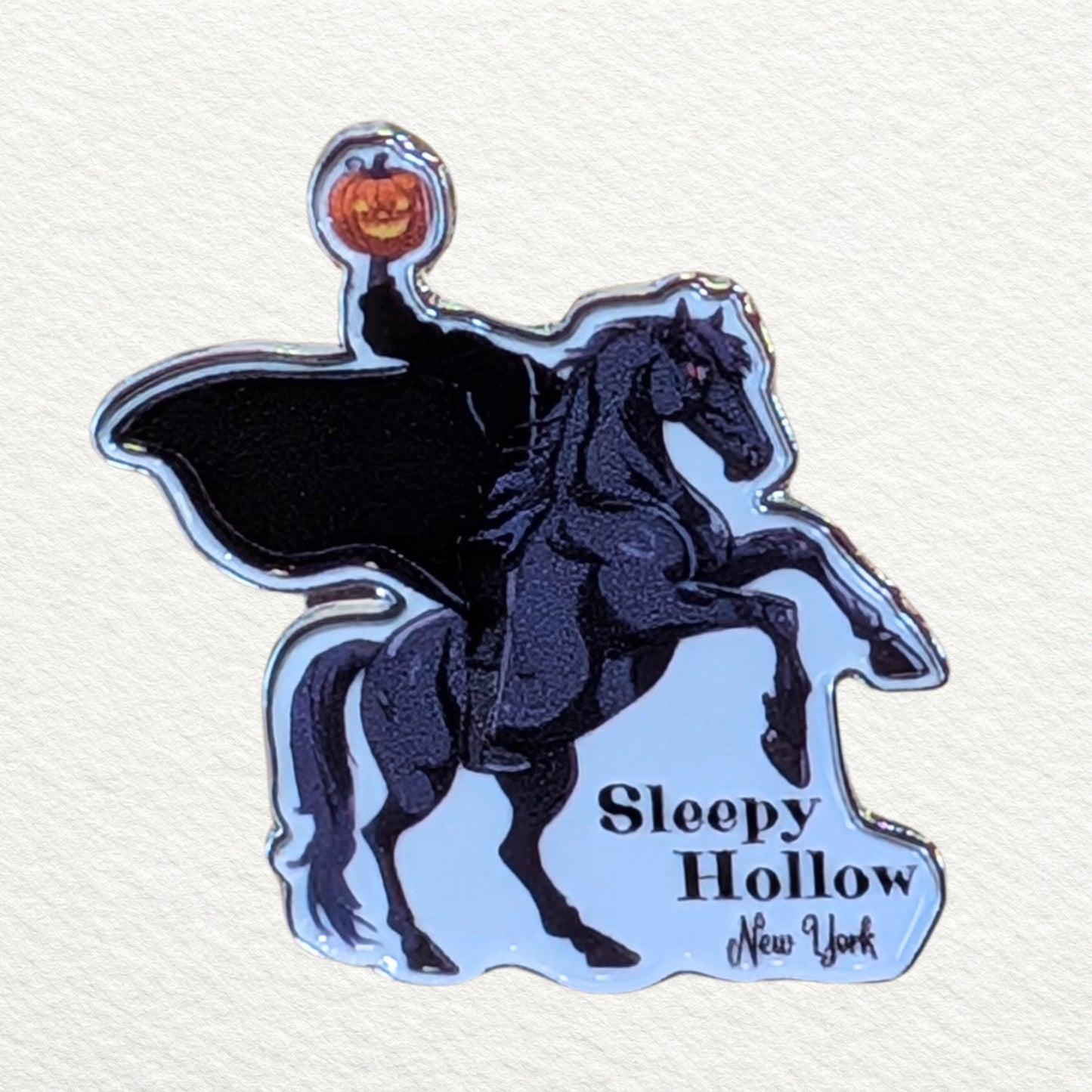 Sleepy Hollow Headless Horseman Enamel Pin
