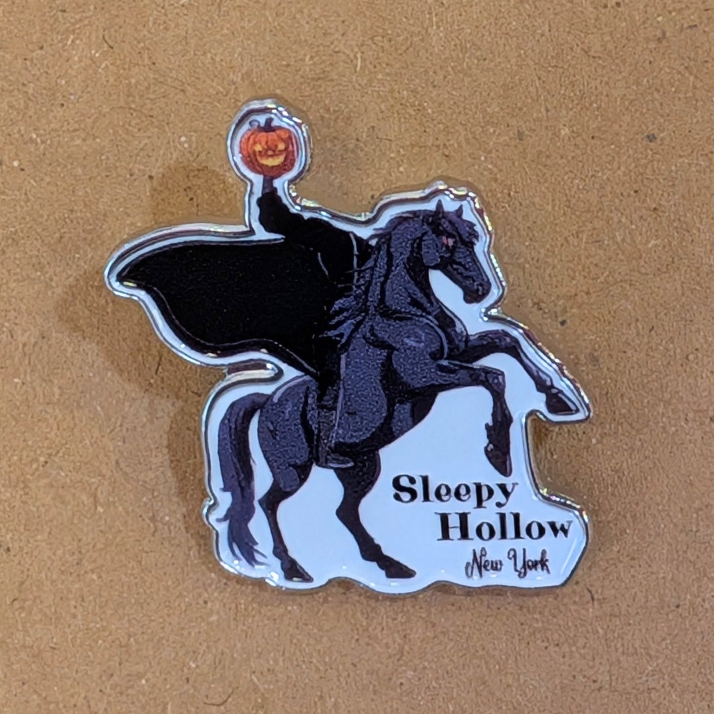 Sleepy Hollow Headless Horseman Enamel Pin