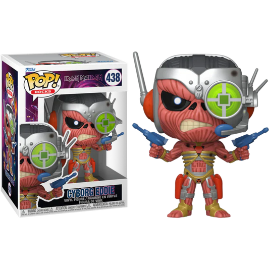 Iron Maiden Cyborg Eddie Funko Pop! Rocks #438