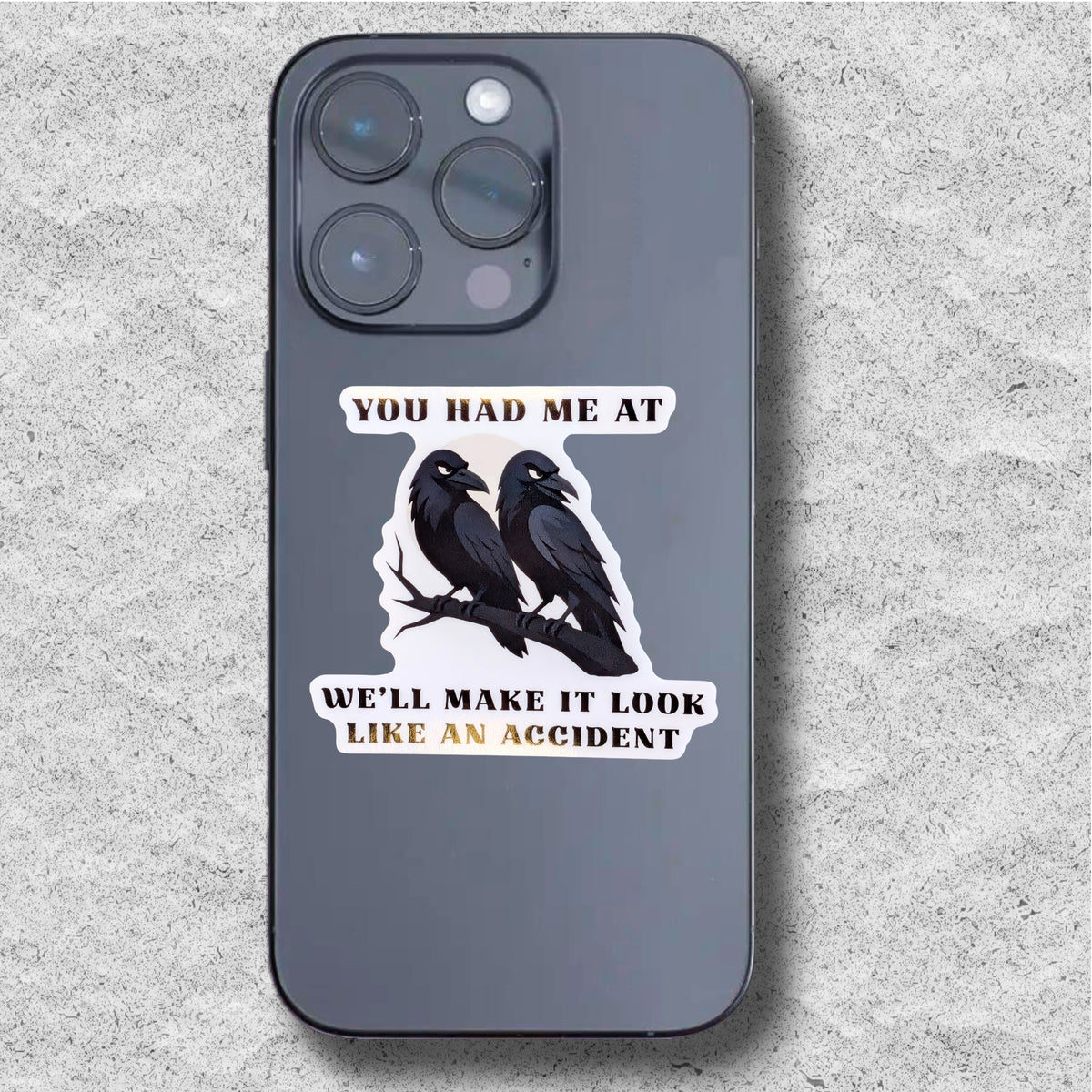 Look like an accident Sticker