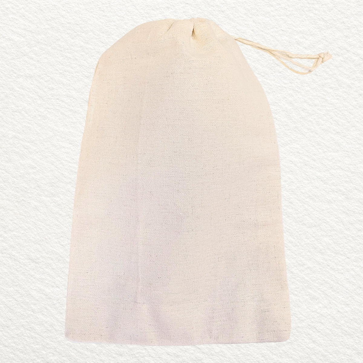 Cotton Canvas Muslin Gift Bags 5pk - Cream