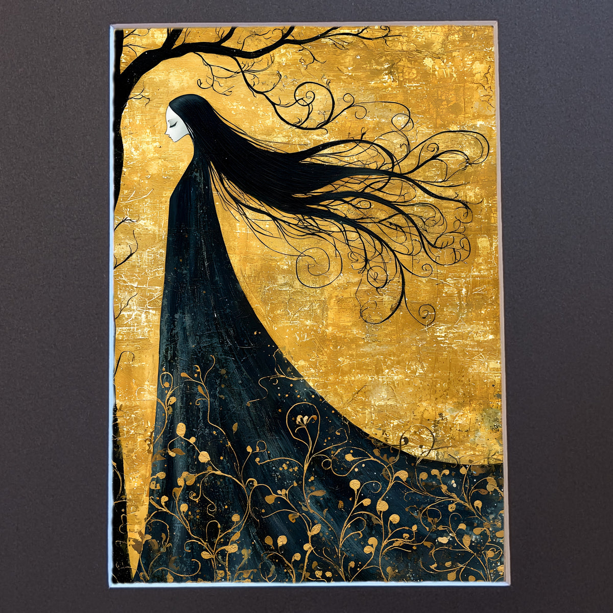 Obsidian Breeze 8x10 Art Print