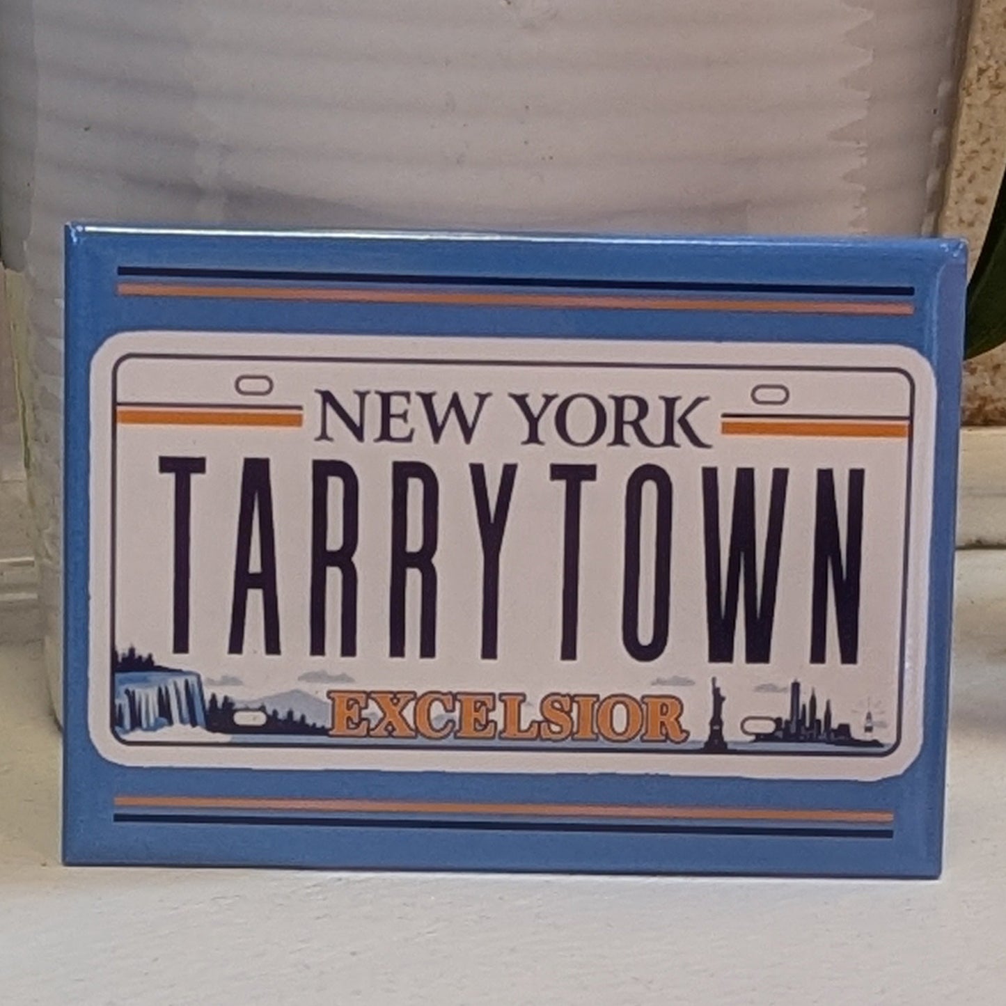 Tarrytown New York License Plate Magnet