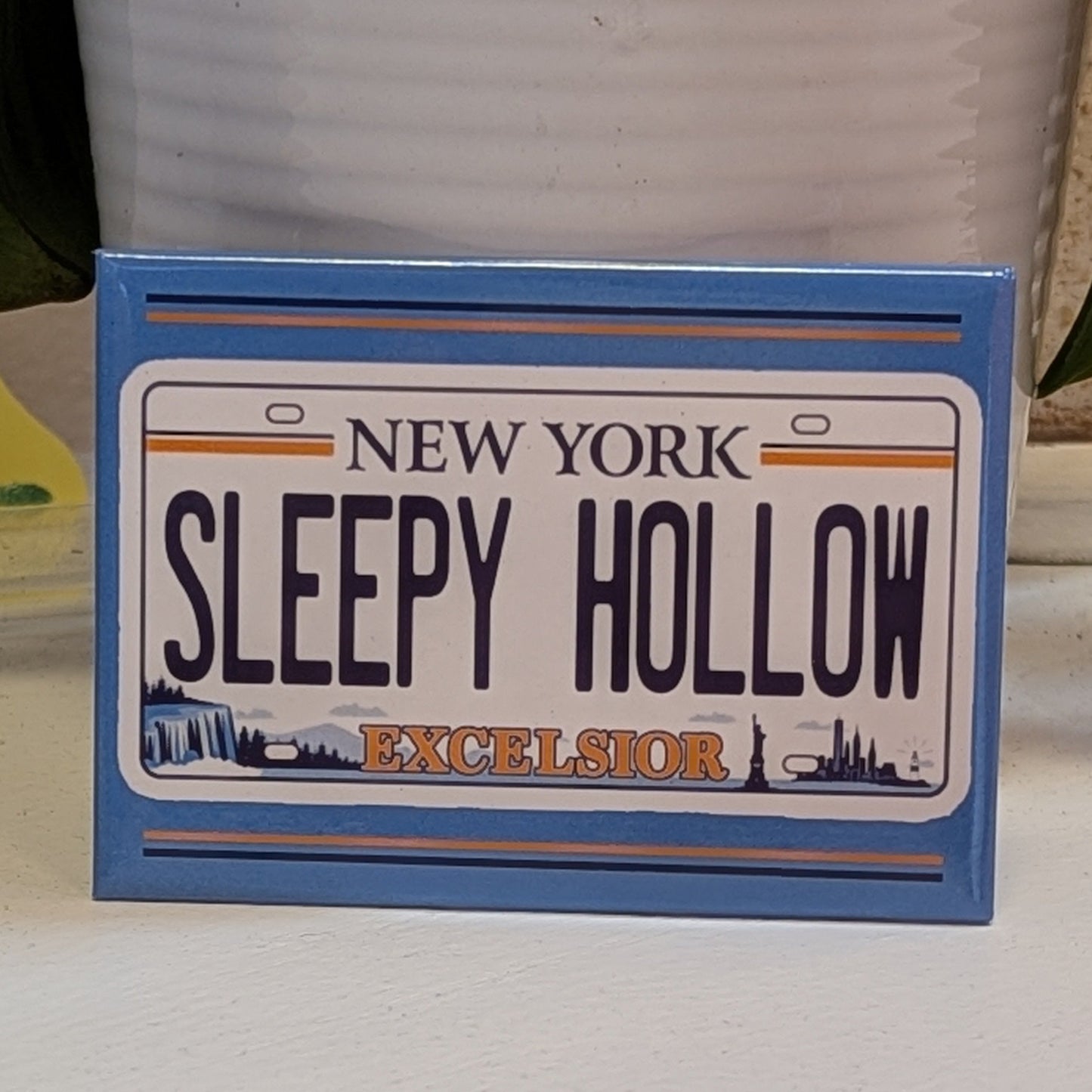 Sleepy Hollow New York License Plate Magnet