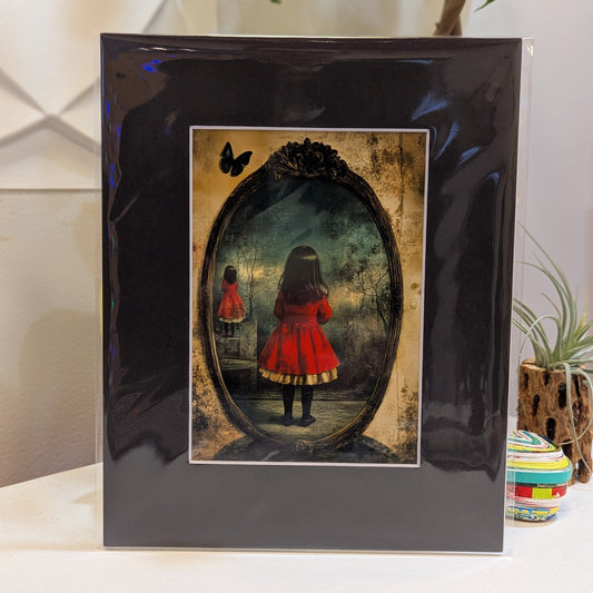 Girl in the Mirror 8 x 10"