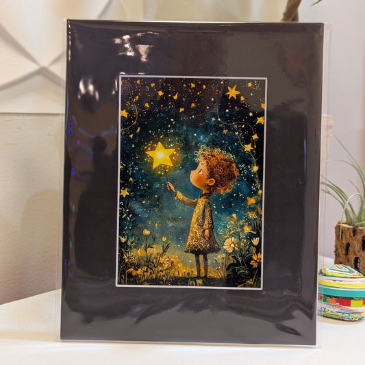 Child with Star Wand 8 x 10"