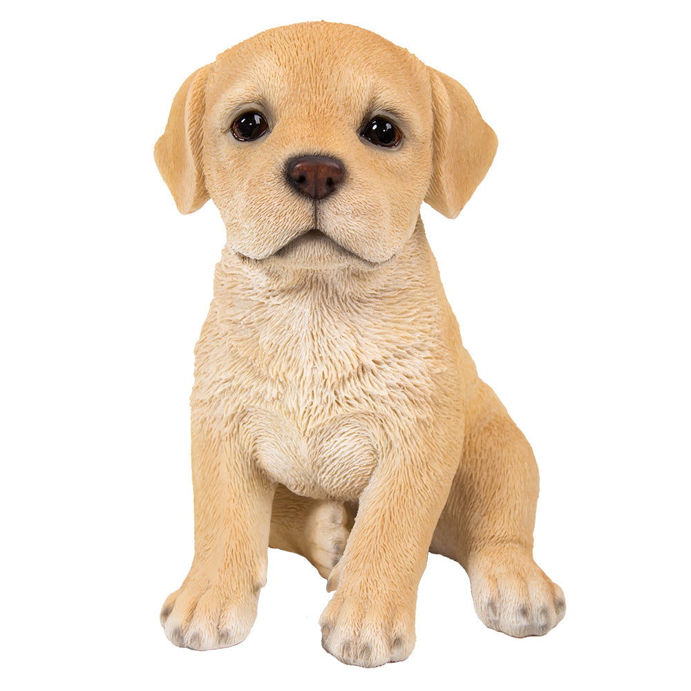 Yellow Labrador Puppy Collectible Figurine