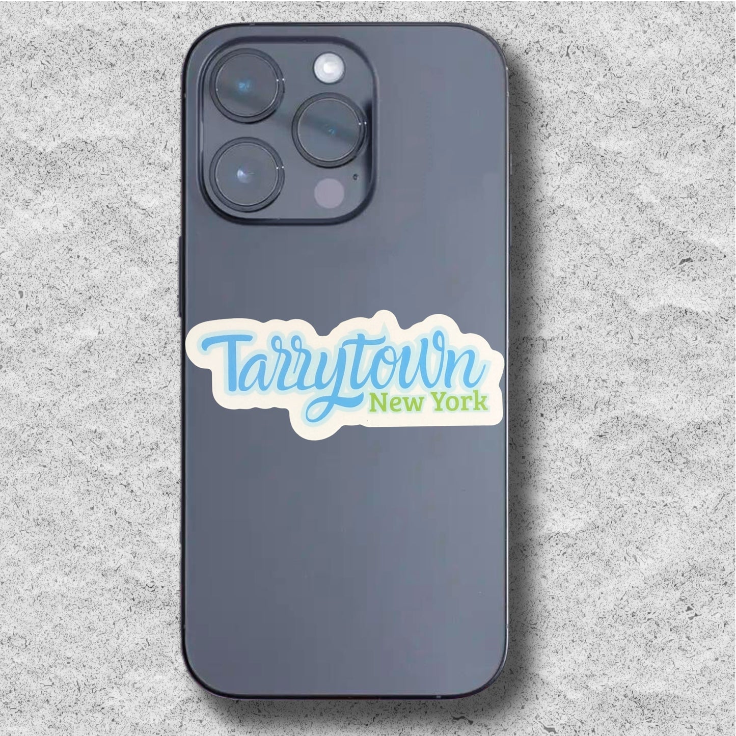 Tarrytown New York Sticker Blue/Green
