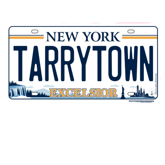 Tarrytown License Plate Sticker - Large