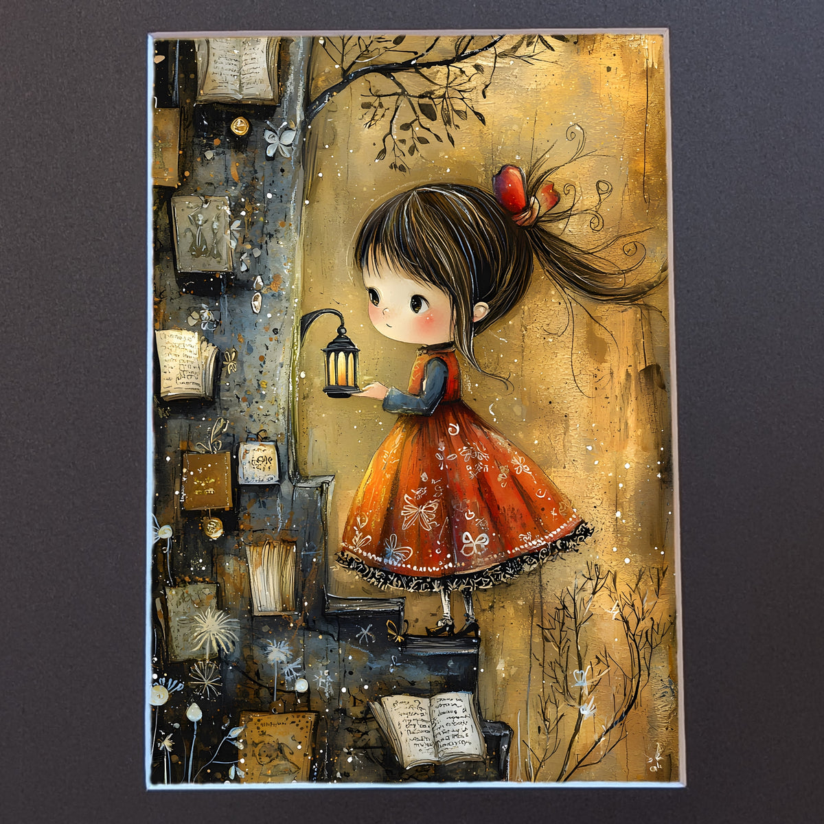 The Lantern's Archive 8x10 Art Print