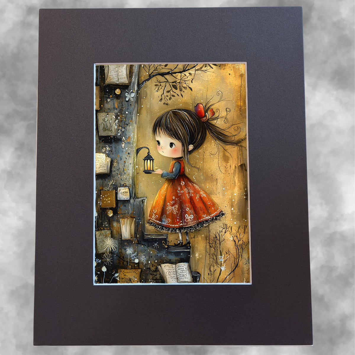 The Lantern's Archive 8x10 Art Print
