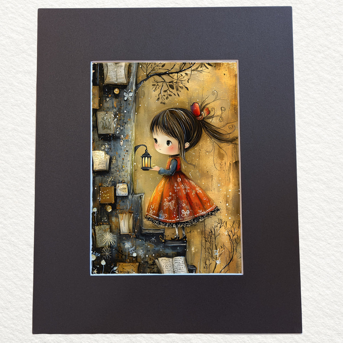 The Lantern's Archive 8x10 Art Print