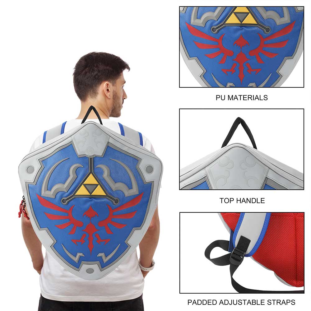 The Legend Of Zelda - Hylian Shield 22" Adult Size 3D Cosplay Laptop Backpack