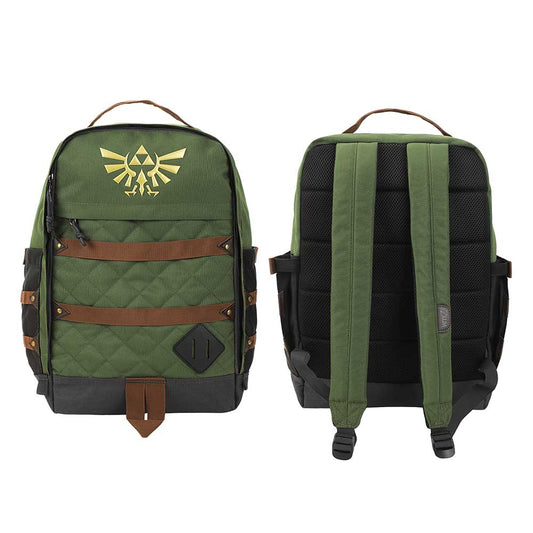 The Legend Of Zelda Hyrule Crest 17" Green adult Backpack