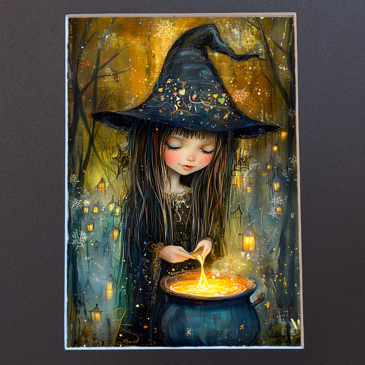 Weaver of Golden Fates 8x10 Art Print
