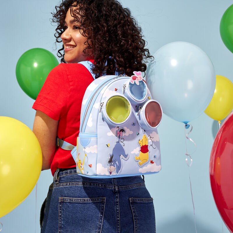 Winnie the Pooh and Friends Floating Balloons Mini Backpack by LoungeFly