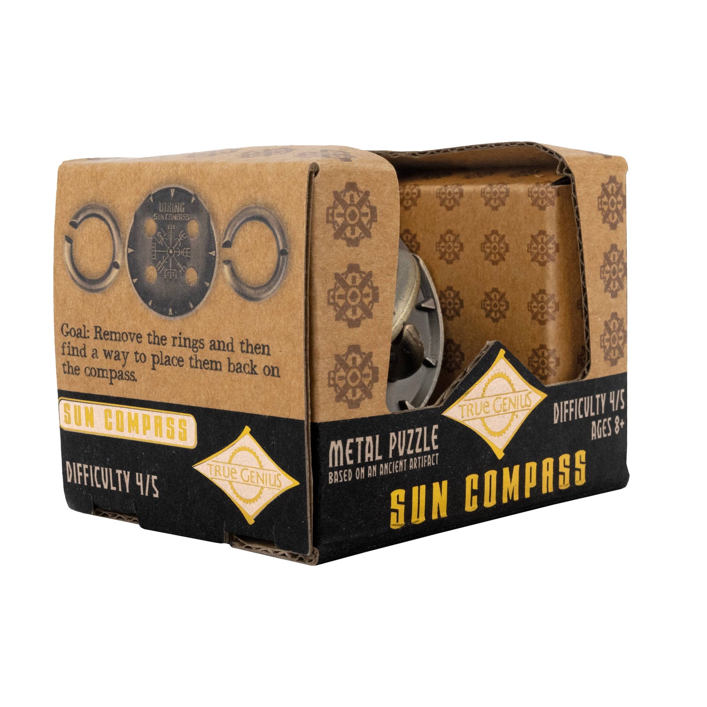 Viking Sun Compass Brainteaser Puzzle