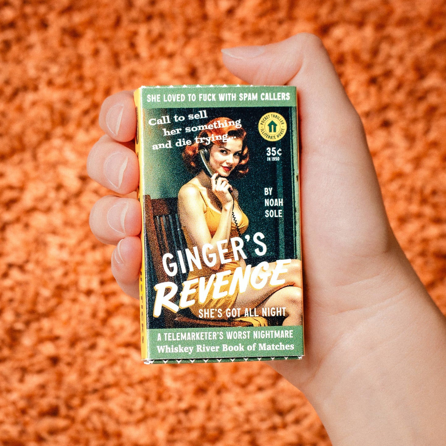 Ginger's Revenge Pulp Friction Match Book