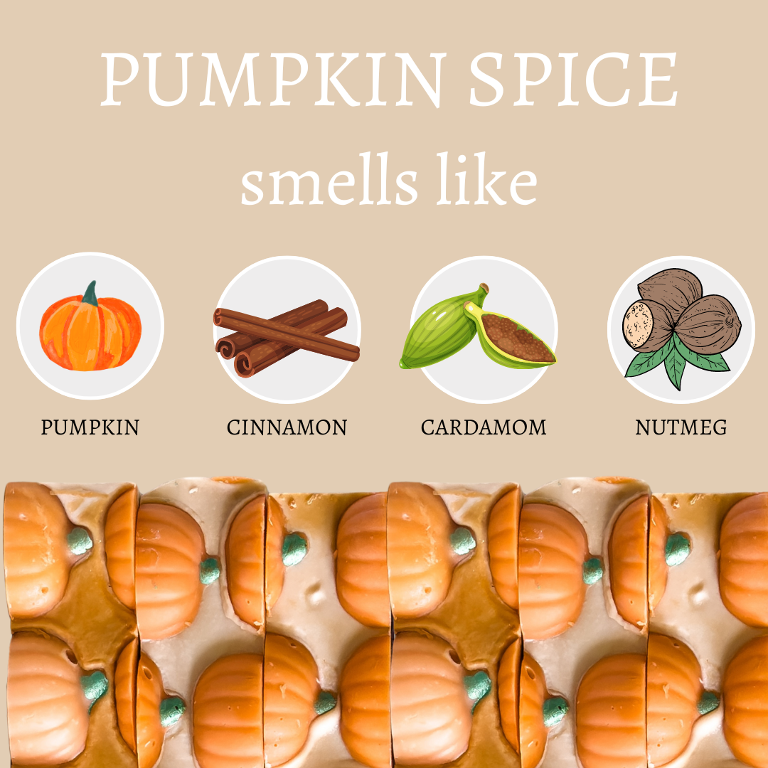 Pumpkin Spice Halloween Handmade Bar Soap
