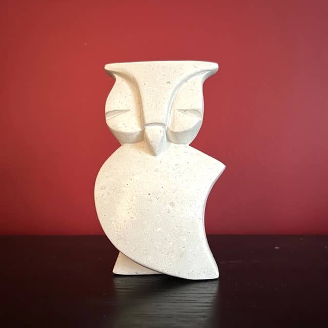 Soapstone Owl Sculpture 5-inch