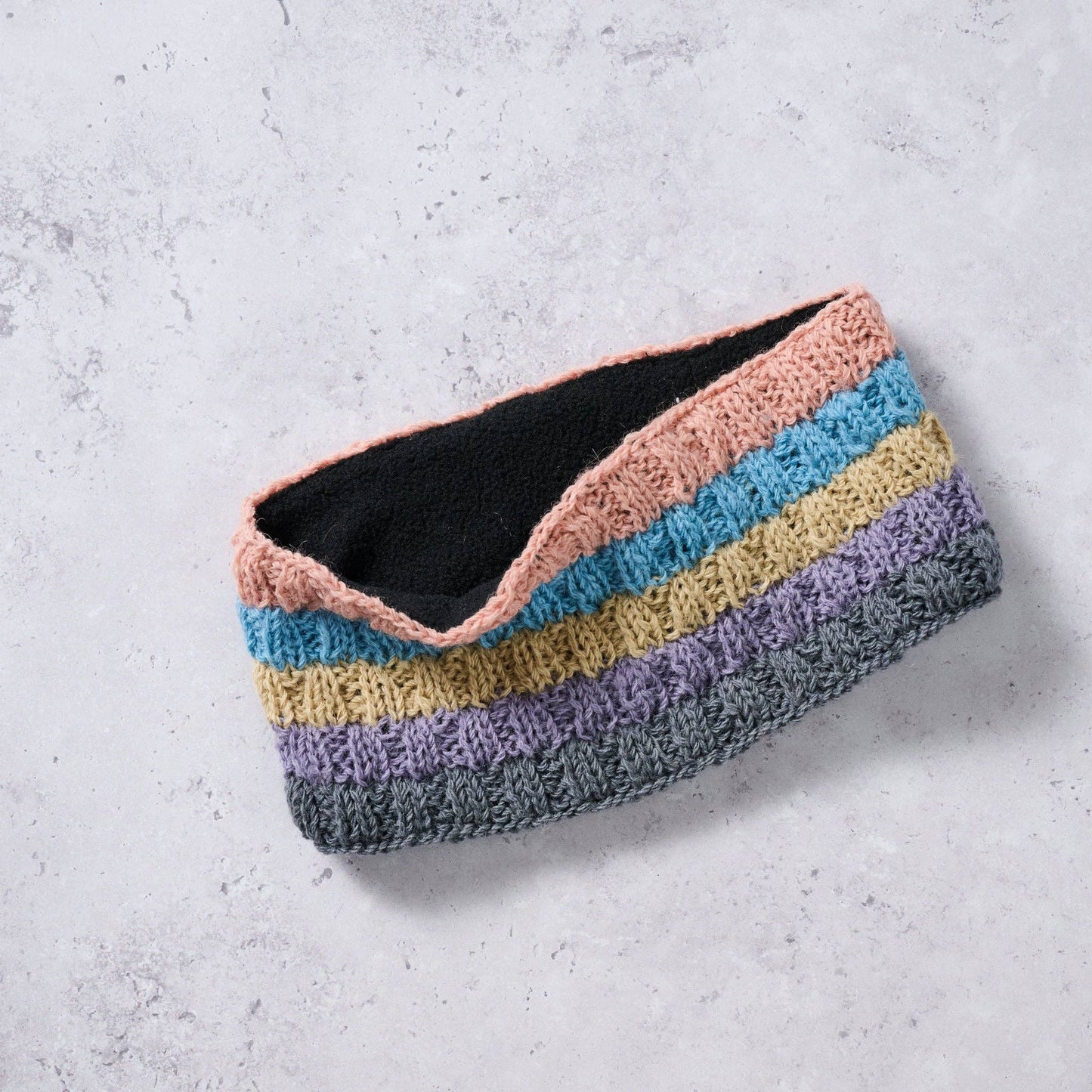 Pastel Stripes Wool Headband