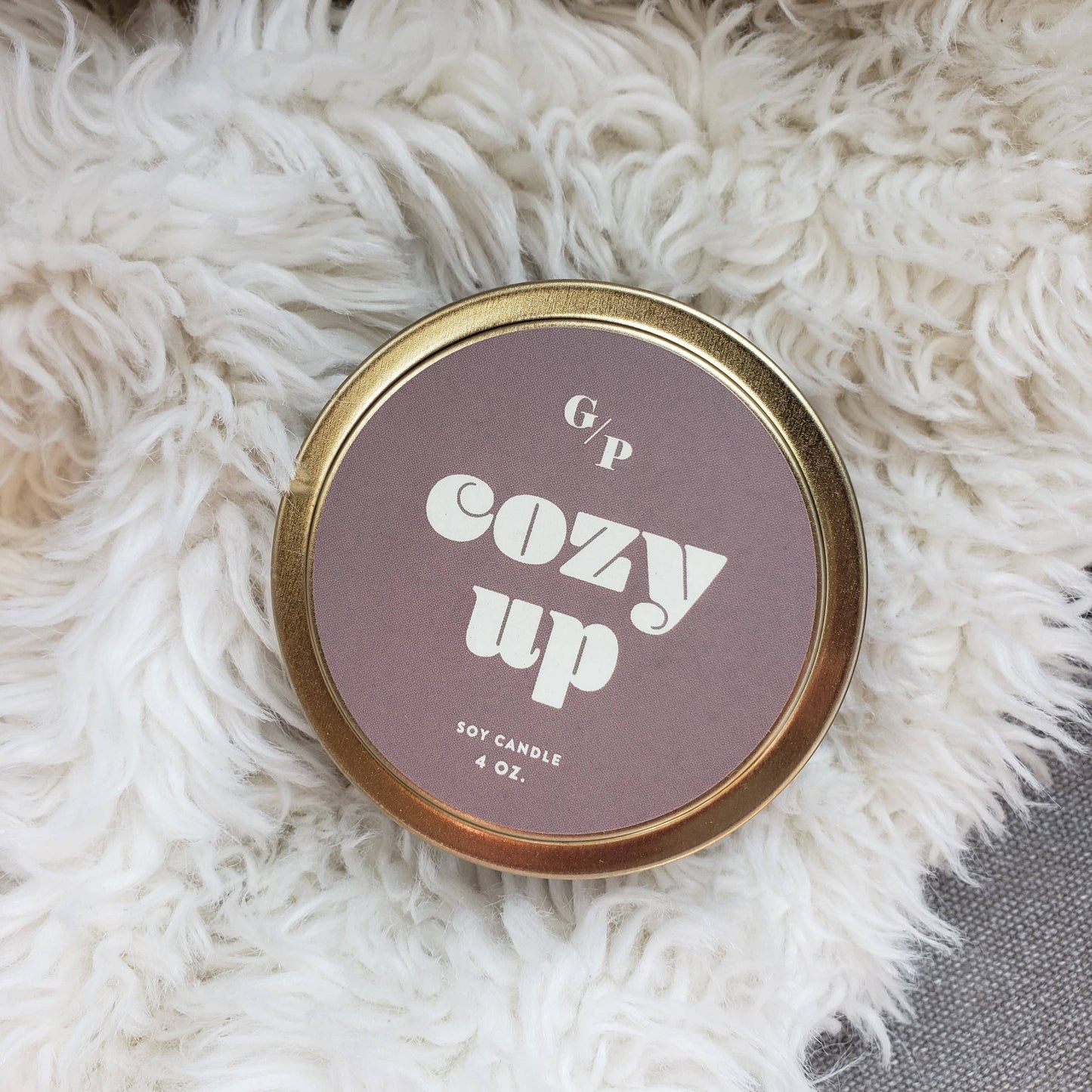 Cozy Up Just Because 4 oz. Candle Tin