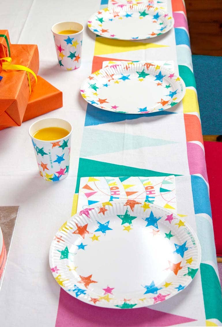 Birthday Brights Star, Home Recyclable Paper Cup With Card